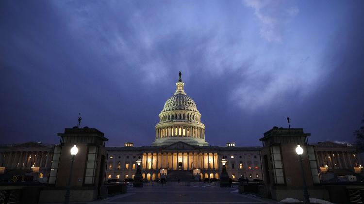 The US Capitol building, which houses the US Senate and House of Representatives - Drew Angerer/Getty Images/AFP - Drew Angerer/Getty Images/AFP