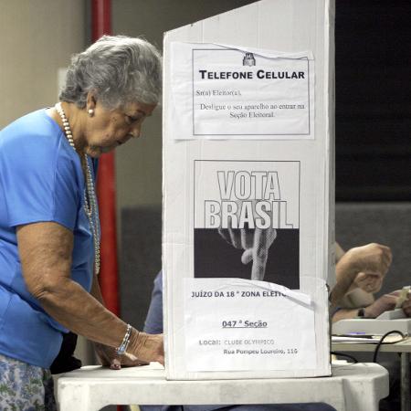 Idosos que não são obrigados a votar são quase um décimo do eleitorado brasileiro - 26.out.2008 - Aline Massuca/CPDoc JB/Folha Imagem