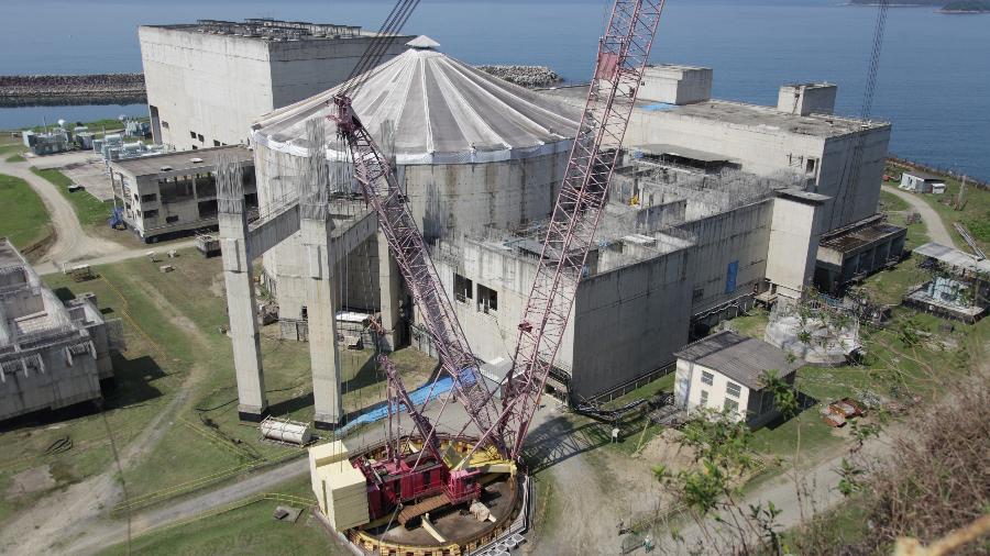 Obras de Angra 3, do PAC, estão paralisadas no Rio