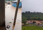 Vídeo: Casas são arrastadas pelo rio durante fortes chuvas no Paraná - Reprodução 