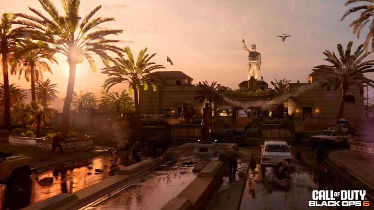 Cena do Call of Duty Black Ops 6 tem estátua de Sadam Hussein no Iraque