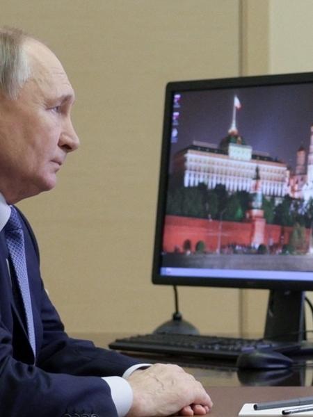 Vladimir Putin faz aceno a Trump em pronunciamento em janeiro Vladimir Putin faz aceno a Trump em pronunciamento em janeiro