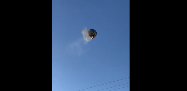 Balão cai em SC e mata 8 pessoas; fogo teria começado com maçarico