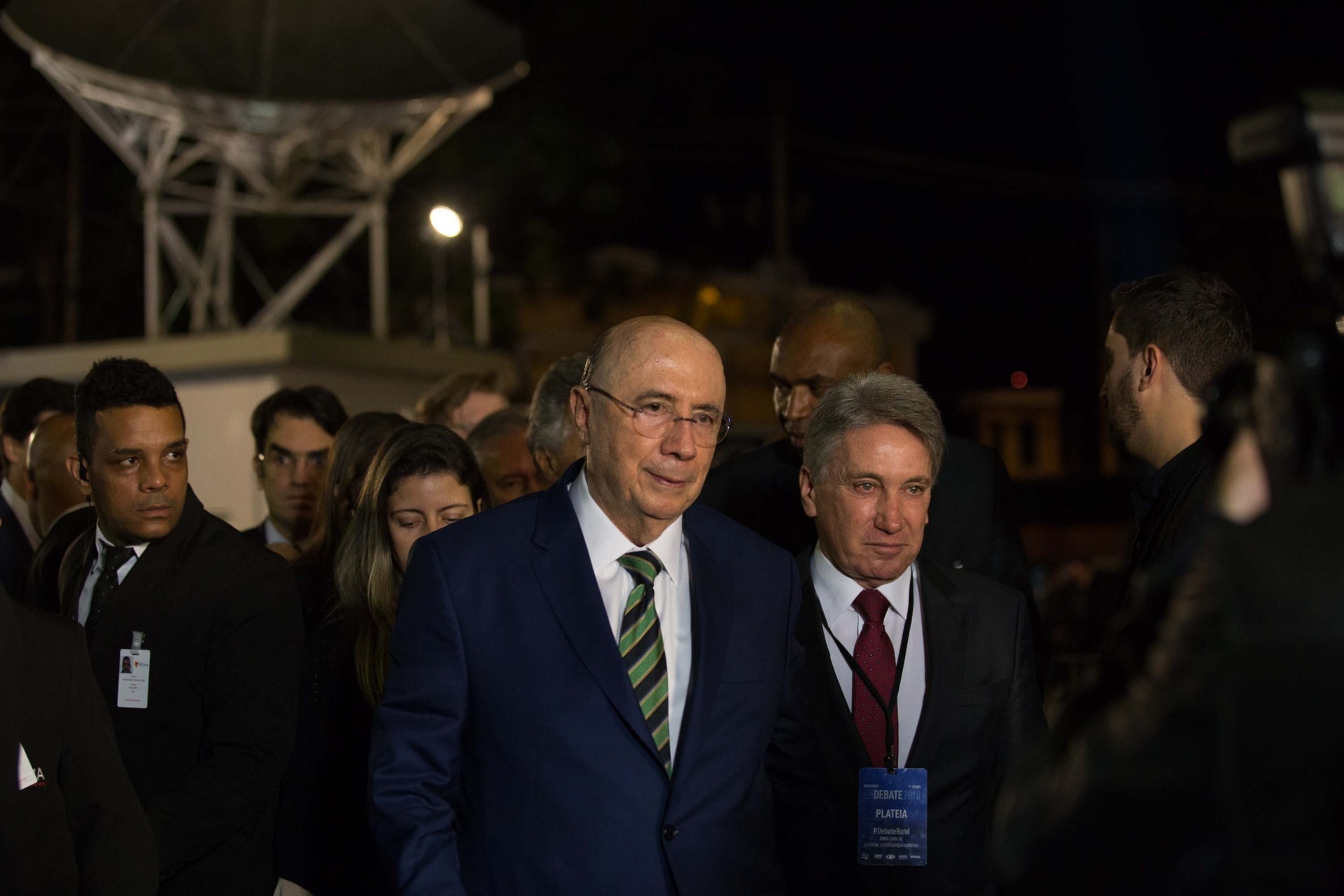 9.ago.2018 - Henrique Meirelles (MDB), chega para o primeiro debate presidencial das eleições 2018 promovido pela Band, na sede da emissora no bairro do Morumbi, zona sul de São Paulo (SP), nesta quinta feira (09) - Paulo Lopes/Estadão Conteúdo