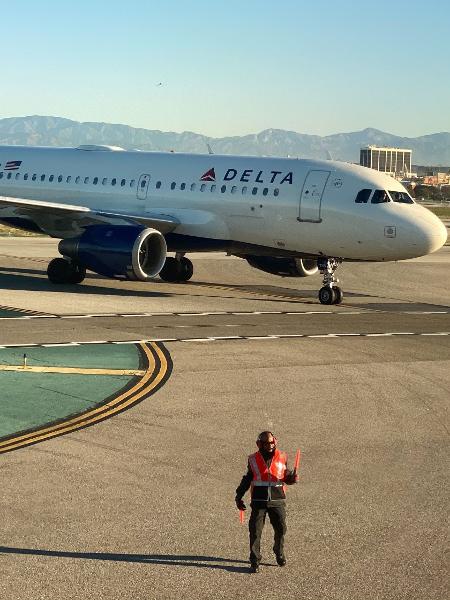 Avião da Delta Air Lines em Los Angeles, nos Estados Unidos - Lucy Nicholson/Reuters