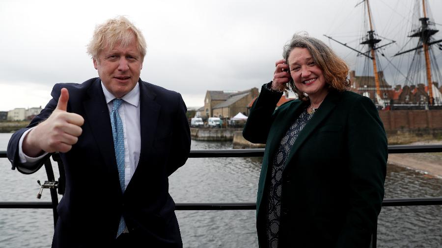 O primeiro-ministro da Grã-Bretanha, Boris Johnson - Lee Smith/Reuters