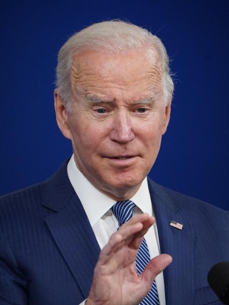 O presidente dos EUA, Joe Biden, em discurso na Casa Branca, em Washington (DC) - Mandel Ngan/AFP