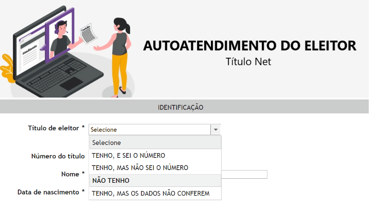 Passo a passo título de eleitor - Reprodução - Reprodução