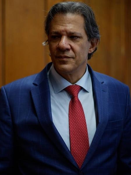 O ministro da Fazenda, Fernando Haddad, durante entrevista concedida à Folha em seu gabinete, em Brasília - Pedro Ladeira/Folhapress