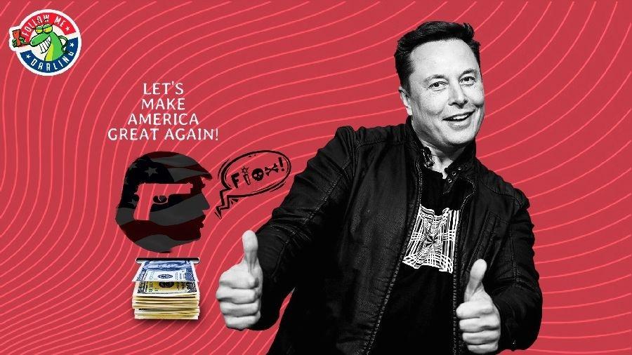 Musk entra de uma vez na campanha de Trump