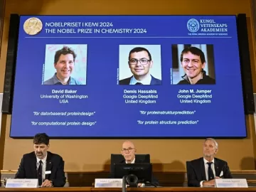 Trio que usou computação e IA para decifrar proteínas leva Nobel de Química