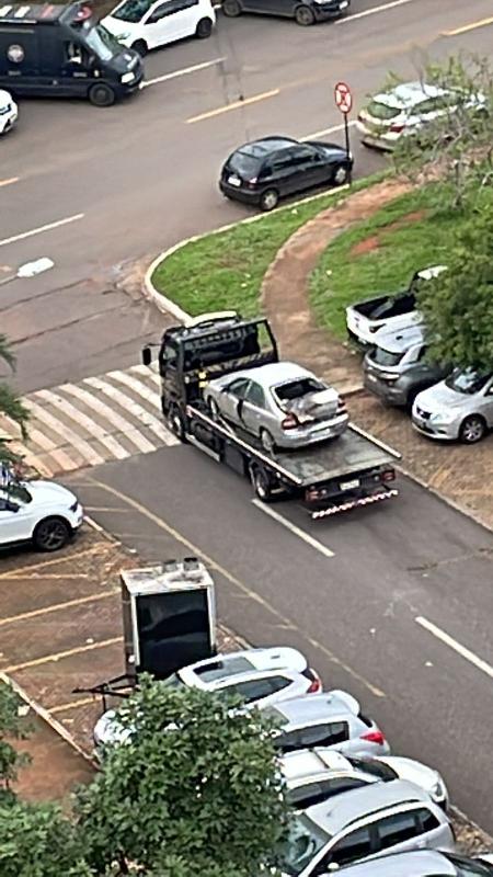 Carro de autor das explosões em Brasília é retirado do anexo 4 da Câmara dos Deputados após perícia