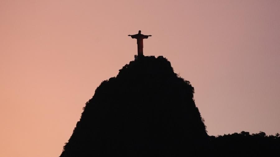 Estátua do Cristo Redentor, em foto de arquivo Estátua do Cristo Redentor, em foto de arquivo