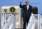 Trump retorna aos EUA após dois dias de reuniões com Xi Jinping