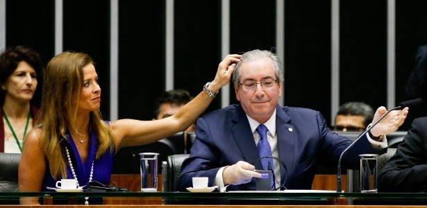 Cunha e a mulher, a jornalista Cláudia Cruz; casal é réu operação Lava Jato - Pedro Ladeira/Folhapress
