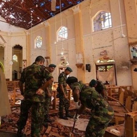 Três igrejas e três hotéis foram alvo dos ataques no domingo de Páscoa - Getty Images