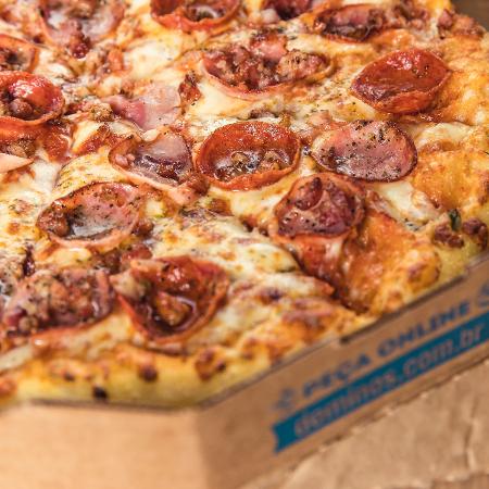 Consumidor poderá usar emoji para pedir pizza por WhatsApp na Domino"s - Divulgação Domino"s Pizza Brasil