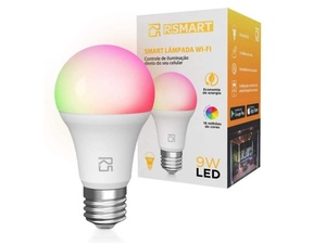 Smart Lâmpada Inteligente RSmart Wi-Fi LED - Divulgação - Divulgação