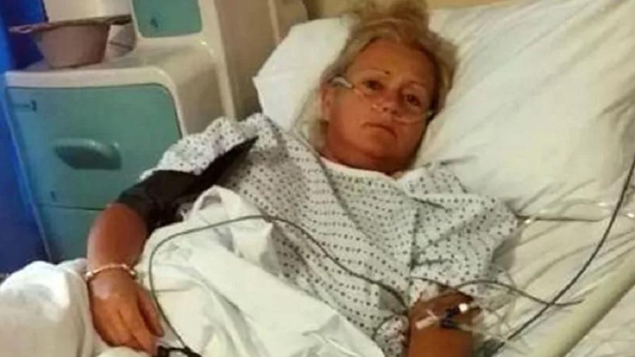 Amanda Gommo, 51, teve infecção gastrointestinal após o ocorrido - Reprodução, redes sociais