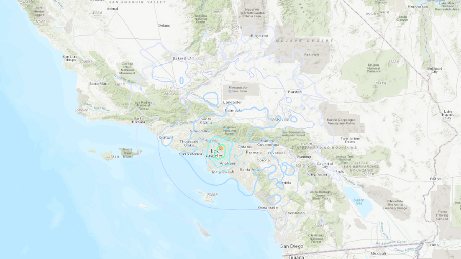 Terremoto atinge Los Angeles (EUA)