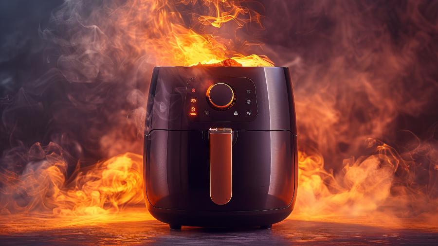 Air fryer está na lista de itens que podem ser causadores de incêndios Air fryer está na lista de itens que podem ser causadores de incêndios