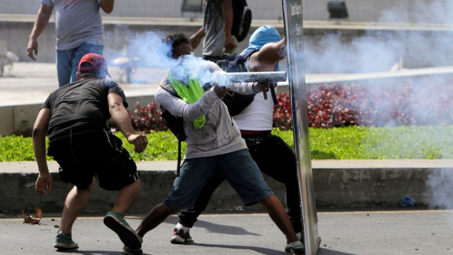 Nicarágua enfrenta protestos políticos nos últimos dias - Inti Ocon/AFP