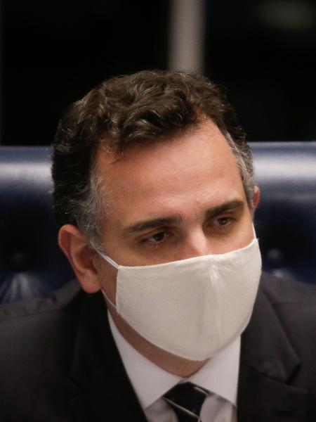O presidente do Senado, Rodrigo Pacheco (DEM-MG), pediu ação coordenada para combater crise sanitária - Dida Sampaio/Estadão Conteúdo