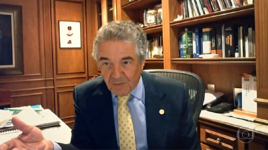 Marco Aurélio Mello em participação no programa "Conversa com Bial"; "descompasso" com Gilmar Mendes - Reprodução/TV Globo