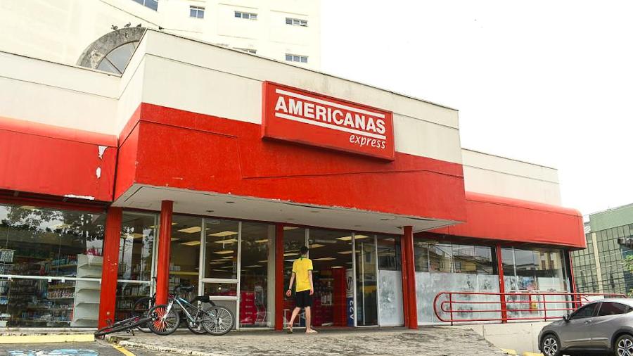 Foto da fachada de uma loja Americanas Express  - Edi Sousa/Ato Press/Agência O Globo
