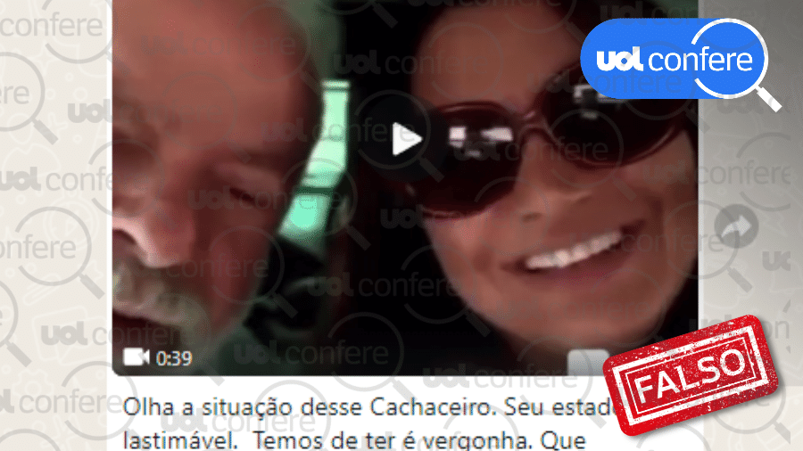 27.mar.2023 - Vídeo original compartilhado nas redes do presidente comprova que fala foi alterada - Reprodução