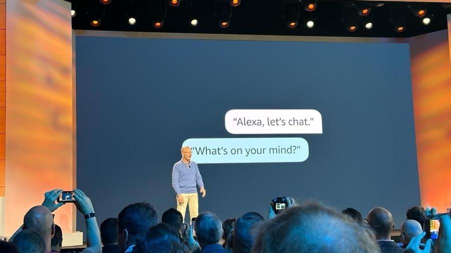Alexa, assistente virtual da Amazon, ganhou poderes de inteligência artificial generativa, mesma tecnologia por trás do ChatGPT, da OpenAI, e Bard, do Google