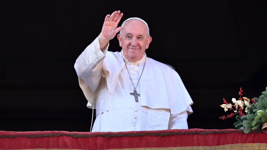 O papa Francisco; documento fala sobre bênção a casais de pessoas do mesmo sexo
