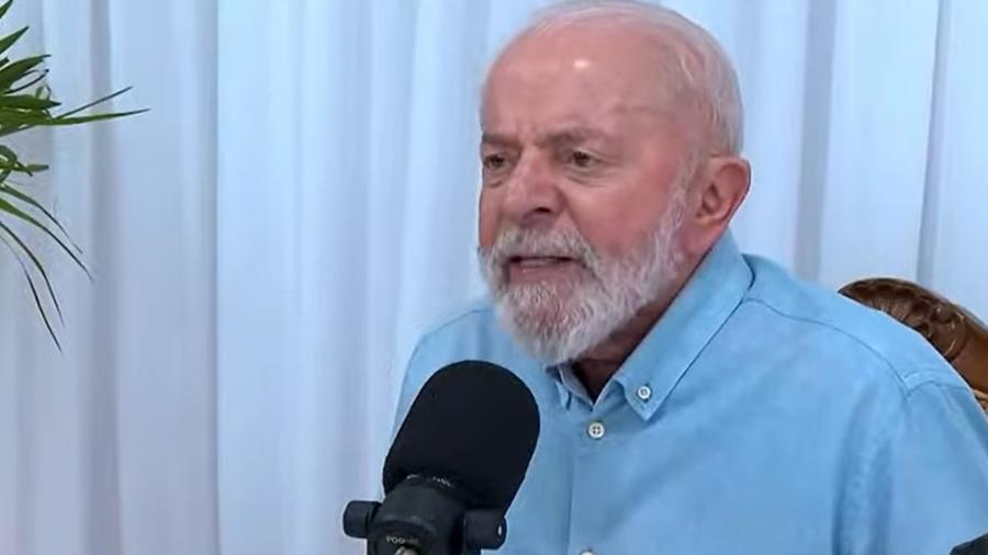 O presidente Lula em entrevista à rádio Meio Norte