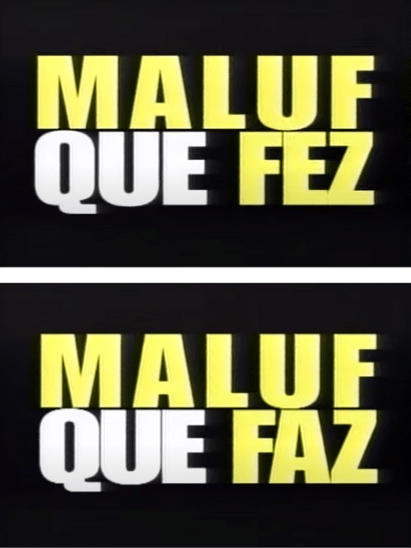 Propaganda de Paulo Maluf nas eleições de 1998, para o governo de São Paulo