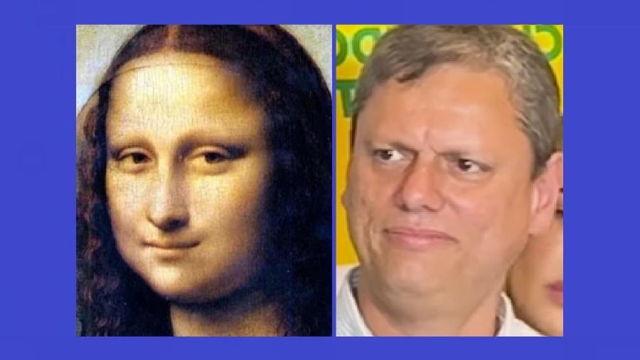 O quase-sorriso enigmático de Monalisa e o de Tarcísio, sem mistério nenhum, no momento em que Bolsonaro disse que será ele próprio o candidato da turma em 2026