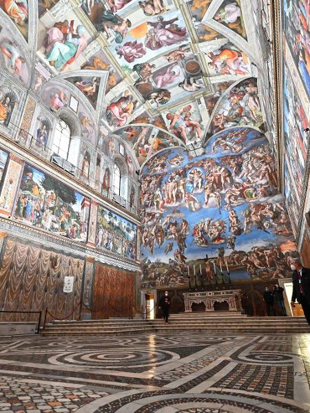 Capela Sistina, no Vaticano, onde eleição do papa acontece Capela Sistina, no Vaticano, onde eleição do papa acontece