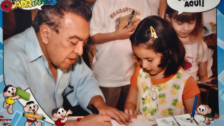 Isabella e Maurício de Sousa Isabella e Maurício de Sousa