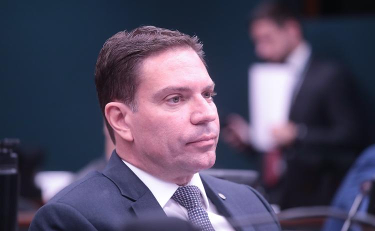 Alexandre Ramagem, deputado federal e ex-diretor da Abin, durante sessão da Comissão de Constituição e Justiça da Câmara Alexandre Ramagem, deputado federal e ex-diretor da Abin, durante sessão da Comissão de Constituição e Justiça da Câmara