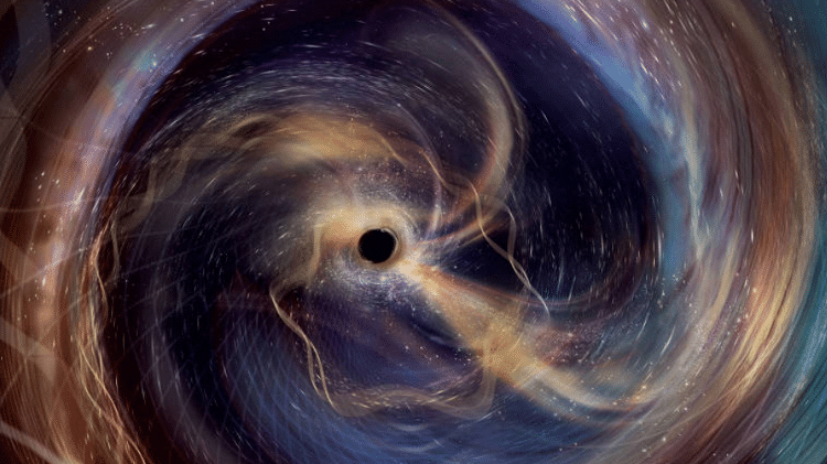 Observatório Ligo, da Fundação Nacional de Ciência dos EUA observou, por meio de ondas gravitacionais, eventos imediatamente anteriores a uma poderosa colisão entre dois buracos Observatório Ligo, da Fundação Nacional de Ciência dos EUA observou, por meio de ondas gravitacionais, eventos imediatamente anteriores a uma poderosa colisão entre dois buracos