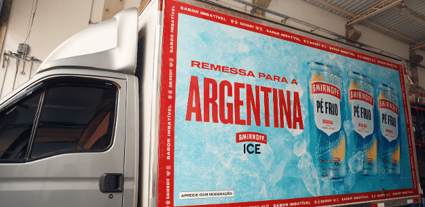 Smirnoff Ice 'manda' latas de pé-frio para Argentina