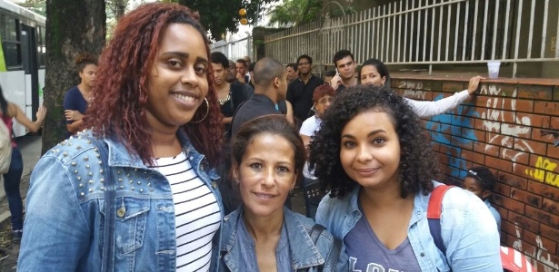 Eliane Cidade, Joelma Biebi e Emília Brasil (da esq. para a dir.) estão desempregadas - Marcela Lemos/UOL
