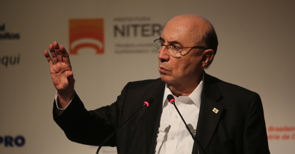 8.mai.2018 - Henrique Meirelles, pré-candidato do MDB à Presidência