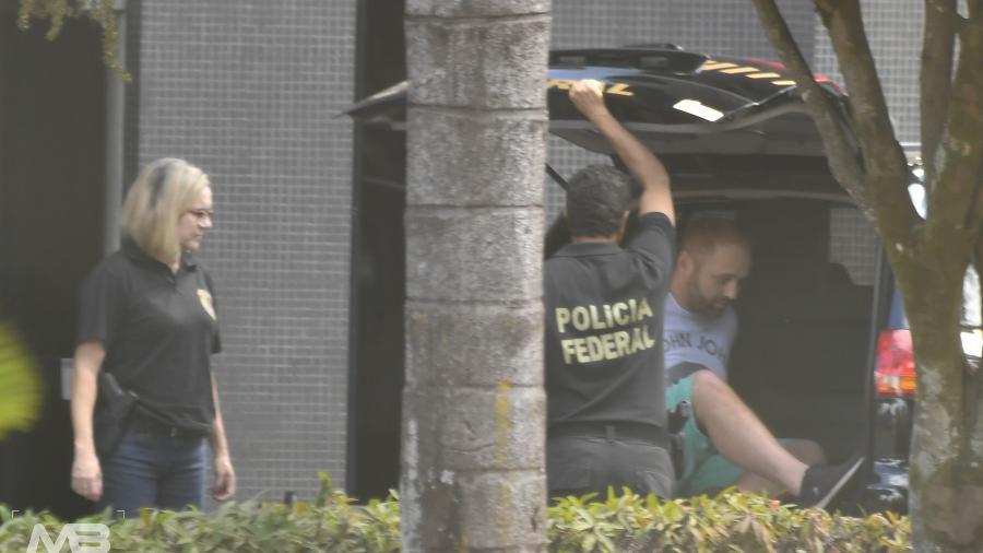 Walter Delgatti Neto, preso em operação da PF em julho de 2019, é apontado com o codinome de "Vermelho" enquanto hacker - Mateus Bonomi/Folhapress