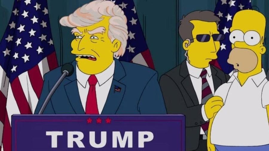 Trump apareceu como presidente dos EUA na série em 2000 - FOX
