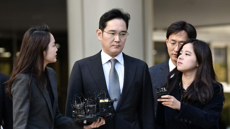 O herdeiro da Samsung, Lee Jae-yong - Jung Yeon-je / AFP