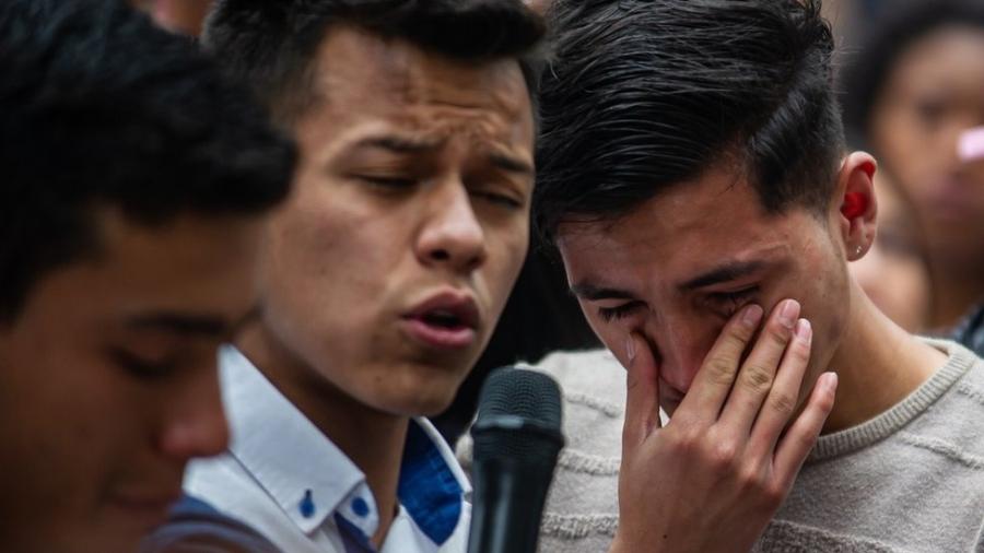 O caso de Dilan Cruz teve um grande impacto na Colômbia - Getty Images
