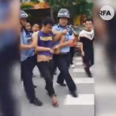 Homem é detido após ataque a uma creche em Beiliu, na China, que deixou 16 crianças e dois professores feridos - Reprodução/Twitter