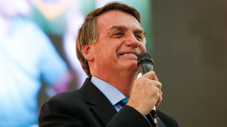 Bolsonaro ironizou projeto: "No governo do PT não menstruava, no do PSDB não menstruava também" - Anderson Riedel/PR