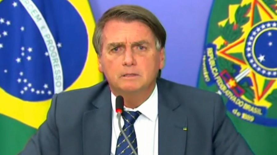 Presidente Jair Bolsonaro (PL) participou de conferência com presidenciáveis - Reprodução