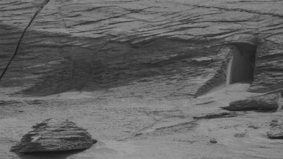 Foto que mostra "porta" em Marte foi divulgada no dia 7 de maio - Nasa/Divulgação
